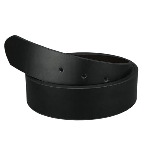 FixizY Zweifarbiger schwarzer Kaffee-Dual-Purpose-lässiger glatter Herrengürtel Designergürtel Herren 3,7cm Gürtel, Schwarz von FixizY