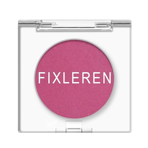 Fixleren Single Himbeere Lidschatten，Matte Eyeshadow，Metallic Langanhaltende holografische Multichrome Lidschatten,Bühnen-/Party-Make-up. (Himbeere-M54) von Fixleren