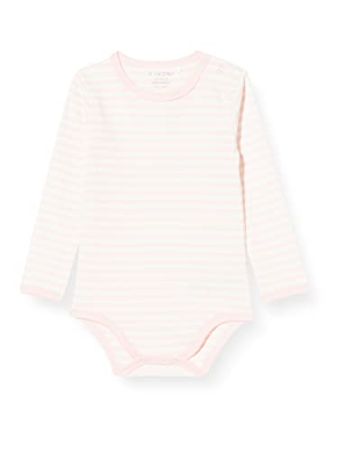 FIXONI Unisex Baby Body LS Interlock Kleinkind Unterwäsche-Satz, Lt.Rose YD Stripe, 62 von Fixoni