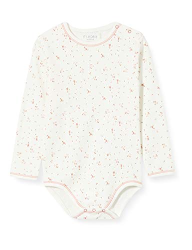FIXONI Unisex Baby Body with Long Sleve Kleinkind T-Shirt-Satz, Dusty Rose, 50 von Fixoni
