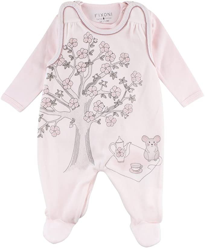 Fixoni Baby-Mädchen Strampler Grow Suitset von Fixoni