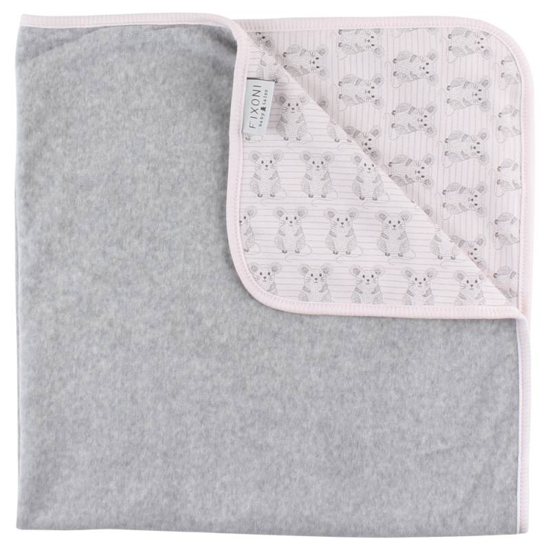 Fixoni Baby Tagesdecke, Grow Blanket, SOFT ROSE von Fixoni