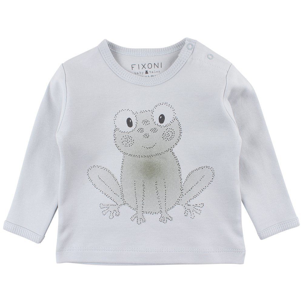 Fixoni Junge Grow Longsleeve Shirt hellblau von Fixoni