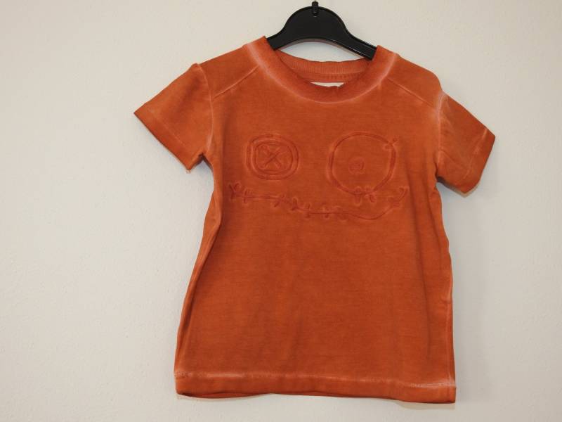 Fixoni Kurzarmshirt Small Rags orange von Fixoni