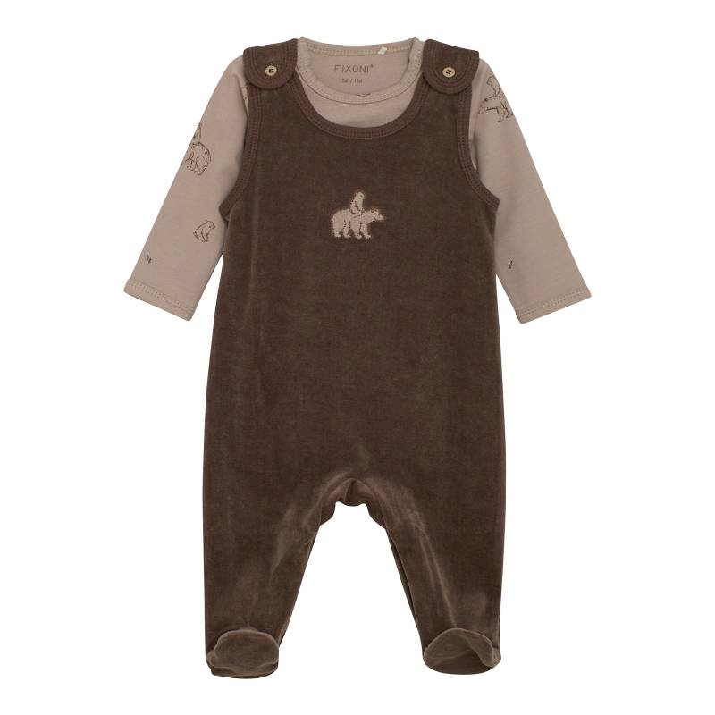 Fixoni Nicki-Strampler-Set mit Body Bär von Fixoni