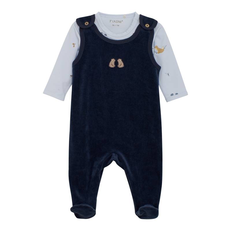 Fixoni Nicki-Strampler-Set mit Body Tiere von Fixoni