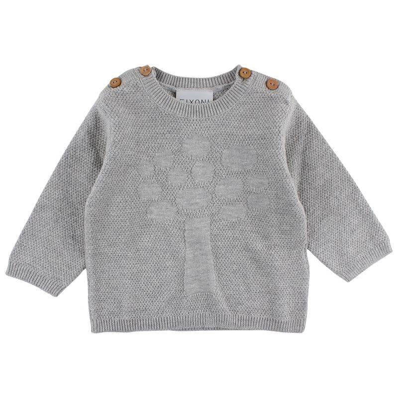 Fixoni Pullover grau Strick von Fixoni