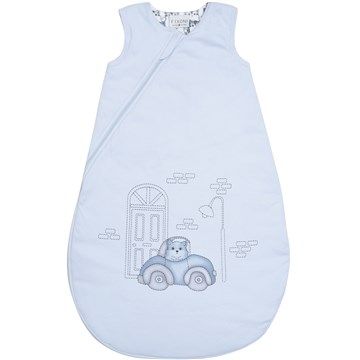 Fixoni Schlafsack für Jungs blau und unisex offwhite von Fixoni