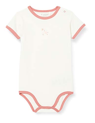 FIXONI Unisex Baby Body Short slewe with Print Kleinkind T-Shirt-Satz, Dusty Rose, 74 von Fixoni