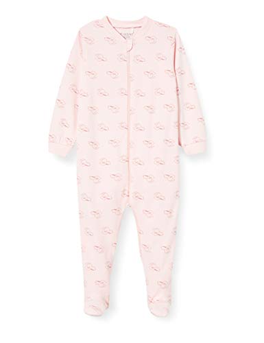 Fixoni Unisex Baby Nightsuit with Zipper and Foot Kleinkind-Schlafanzüge, Lt.Rose, 86 von Fixoni