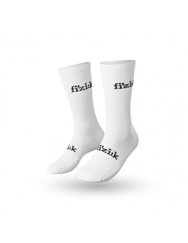 Fizik Unisex – Erwachsene Performance Cycling Socks Wanderschuh, Weiß, Large von Fizik