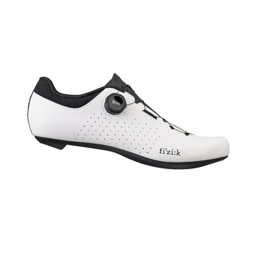 Fizik Unisex Vento Omna Wide Fit Road Cycling Boa Shoes Wanderschuh, Weiß Schwarz, 38.5 EU von Fizik