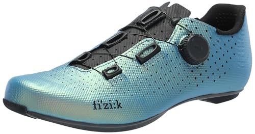 Fizik Unisex-Adult Tempo Decos Carbon Cycling Shoe, Iridiscent Blue, 9.5-10 von Fizik
