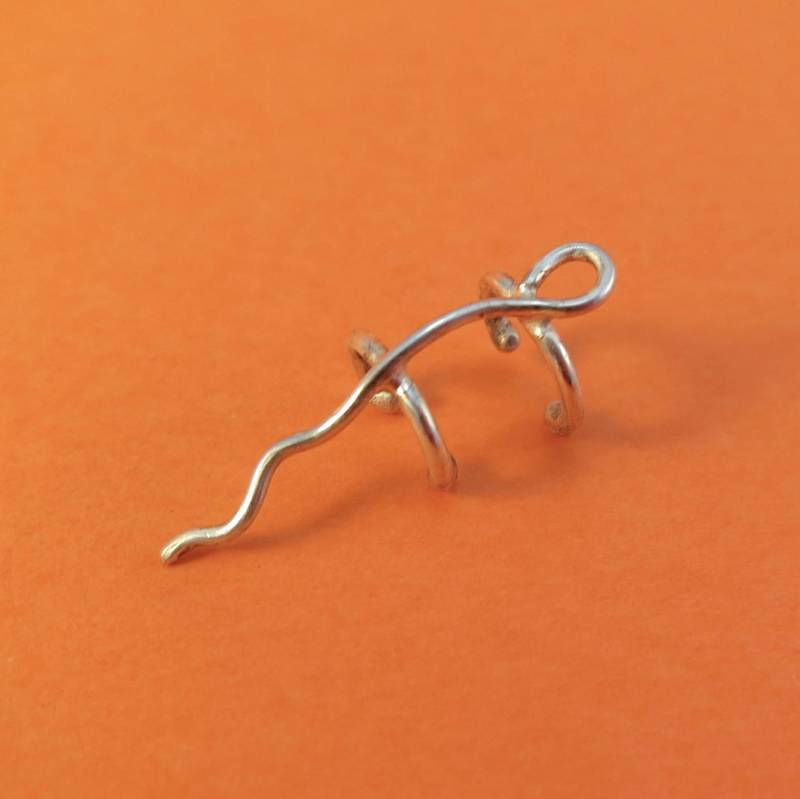 Gecko Ohrmanschette - Sterling Silber Ohr Kletterer Tier Schmuck Geschenk Für Sie Gecko Ohrmanschette - Sterling Silber Ohr Kletterer Tier Schmuck Geschenk Für Sie von FizzCatCreations