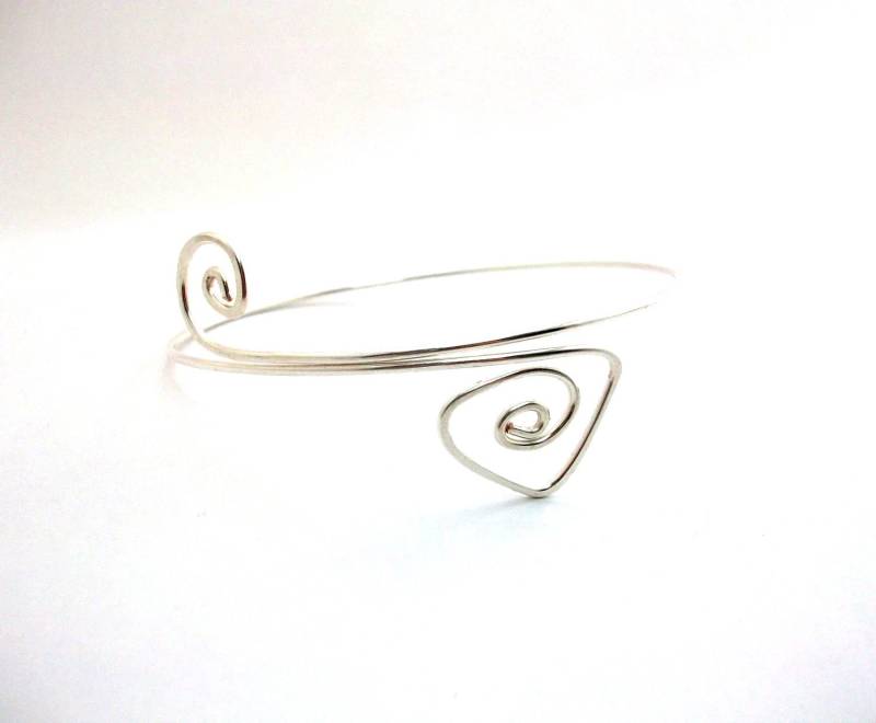 Oberarm Armband, Sterling Silber Verstellbar Hochzeit Brautschmuck, Geschenk Für Sie Oberarm Armband, Sterling Silber Verstellbar Hochzeit Brautschmuck, Geschenk Für Sie von FizzCatCreations