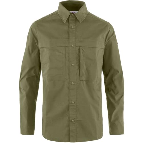 Fjällräven Herren Abisko Trail LS Shirt, Green, XL von Fjällräven