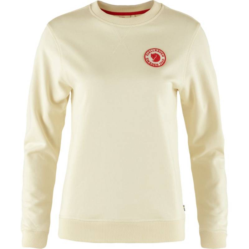 Fjällräven 1960 Logo Badge Sweater Damen Pullover chalk white L von Fjällräven