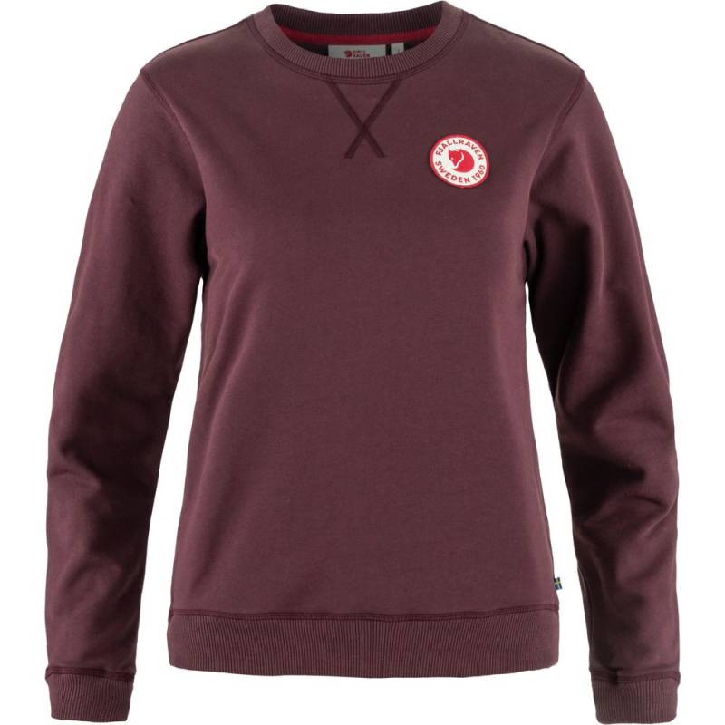 Fjällräven 1960 Logo Badge Sweater Damen Pullover port S von Fjällräven
