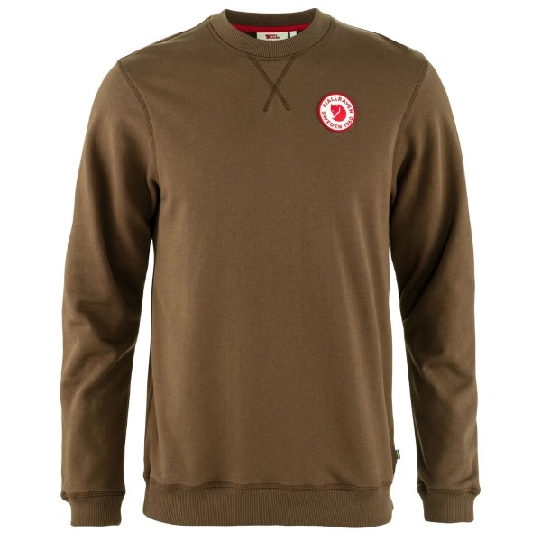 Fjällräven - 1960 Logo Badge Sweater - Pullover Gr XL braun von Fjällräven