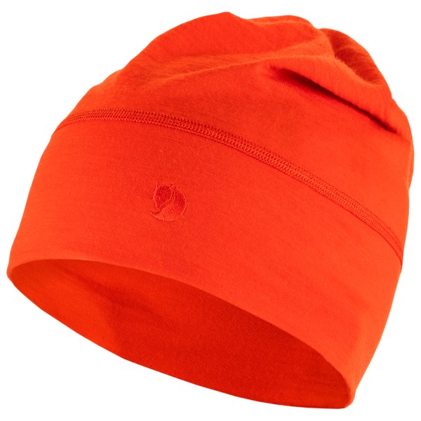 Fjällräven - Abisko Lite Wool Beanie - Mütze Gr One Size rot von Fjällräven