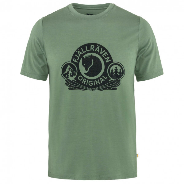 Fjällräven - Abisko Wool Classic S/S - Merinoshirt Gr XXL grün von Fjällräven