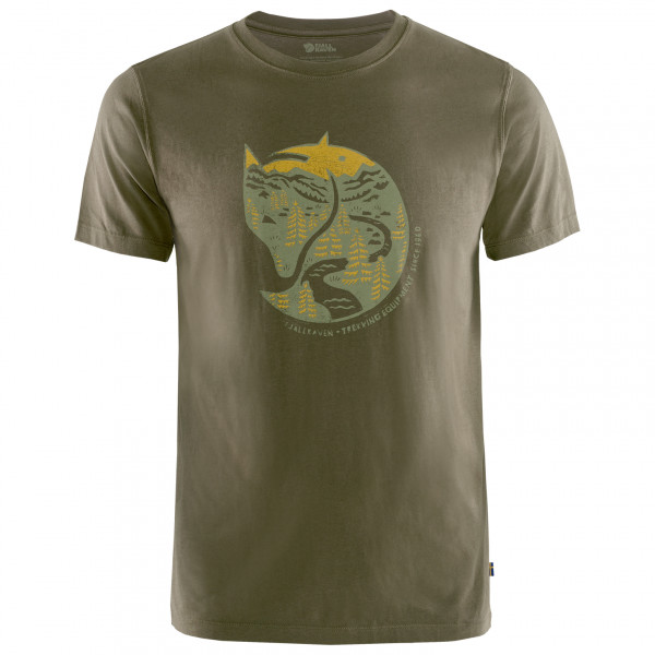 Fjällräven - Arctic Fox - T-Shirt Gr S oliv von Fjällräven