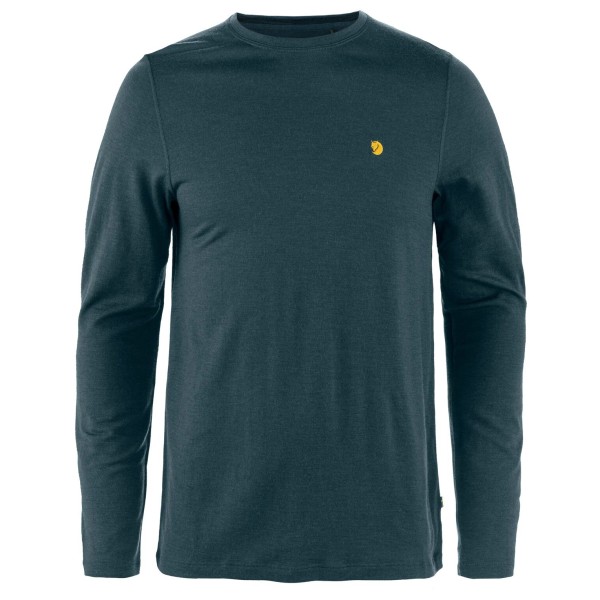 Fjällräven - Bergtagen Merino 190 L/S - Merinolongsleeve Gr XL blau von Fjällräven