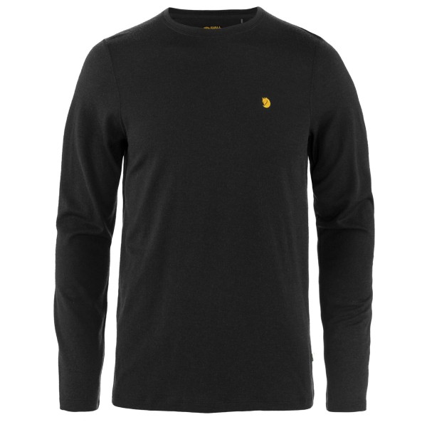 Fjällräven - Bergtagen Merino 190 L/S - Merinolongsleeve Gr XL schwarz von Fjällräven