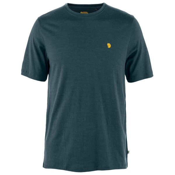 Fjällräven - Bergtagen Merino 190 S/S - Merinoshirt Gr S blau von Fjällräven