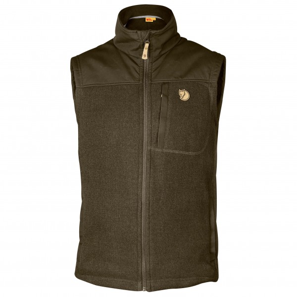 Fjällräven - Buck Fleece Vest - Fleeceweste Gr S braun von Fjällräven