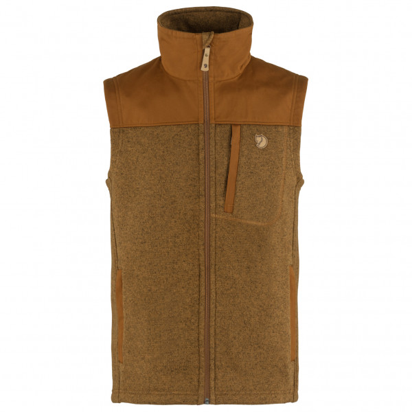 Fjällräven - Buck Fleece Vest - Fleeceweste Gr XL braun von Fjällräven