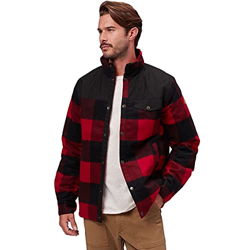 Fjällräven Herren Canada Wool Padded Hemd, red, M von FJÄLLRÄVEN