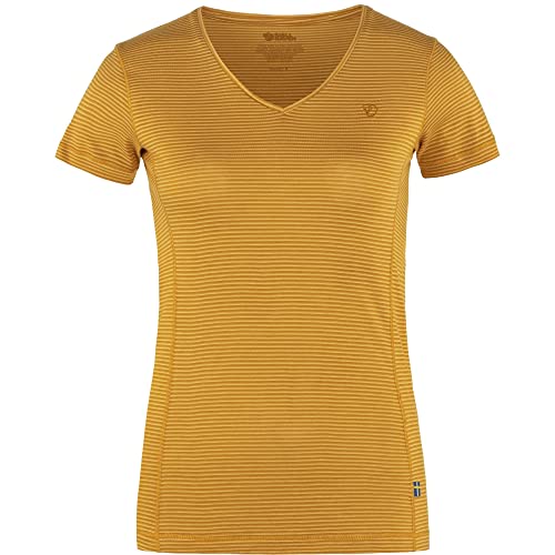 FJALLRAVEN Damen Abisko Cool W T-Shirt, Senfgelb, S von FJALLRAVEN