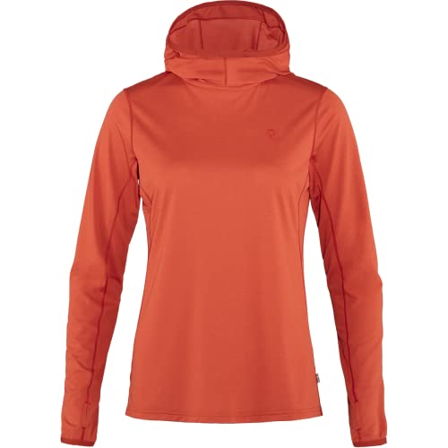 FJALLRAVEN Damen Abisko Sonnenhoodie W Kapuzenpullover, Eberesche, rot, XS von Fjäll Räven