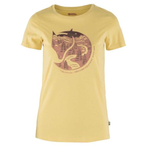 Fjällräven Damen Arctic Fox W T-Shirt, Gelb Mais, Medium von Fjällräven