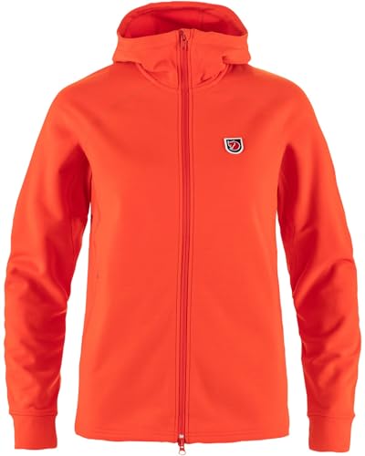 Fjällräven Damen Expedition Fleece Hoodie Fleecejacke, Flame Orange, L von Fjällräven