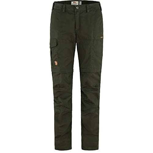 FJALLRAVEN Damen Karla Pro Zip Off W Hose, Grün-Deep Forest, 9-Aug von FJALLRAVEN