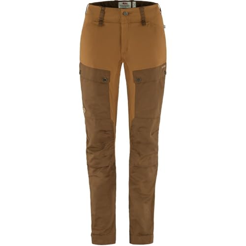 Fjällräven Damen Keb Trousers Curved Kurz Hose, Timber Brown/Chestnut, 62 von Fjällräven