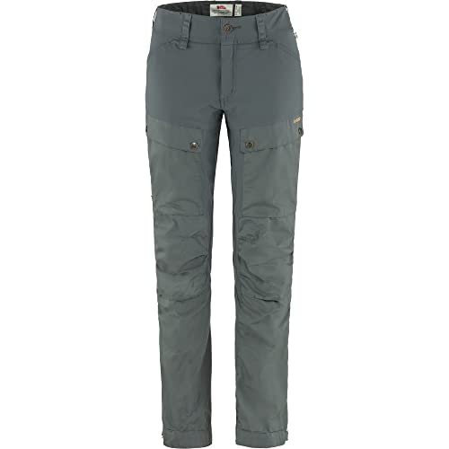 Fjällräven Damen Keb Trousers Curved W Short, Basalt, 40 von Fjällräven