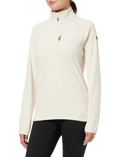 Fjällräven Damen Övik Lite Fleece Half Zip Sweatshirt, Chalk White, S von Fjällräven