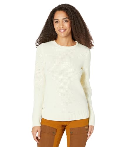 Fjällräven Övik Structure Damen Everyday Outdoor Sweater, Chalk White, M von Fjällräven