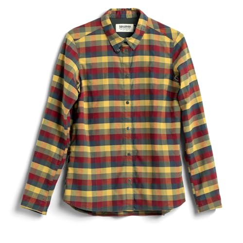 Fjällräven Damen Rider's Flanellhemd LS Outdoor, Flag Check, Medium von Fjällräven