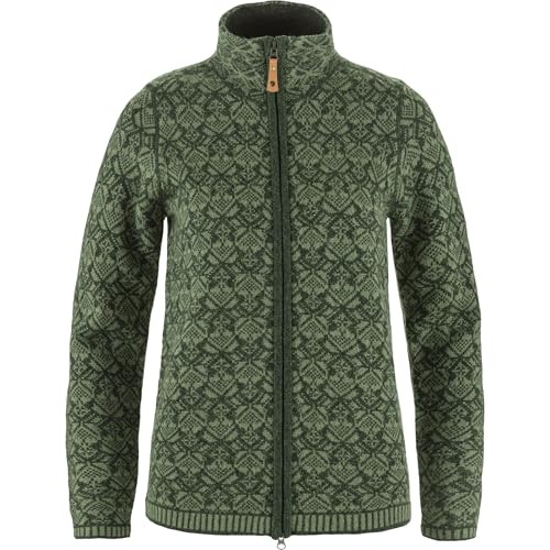 Fjällräven Damen Snow Cardigan Jacke, Deep Forest, L von Fjällräven
