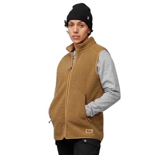 Fjällräven Damen Vardag Pile Fleece Weste, Buckwheat Brown, M von Fjällräven