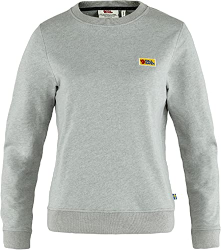 FJALLRAVEN Damen Vardag Sweater W Sweatshirt, grau-meliert, L von FJALLRAVEN