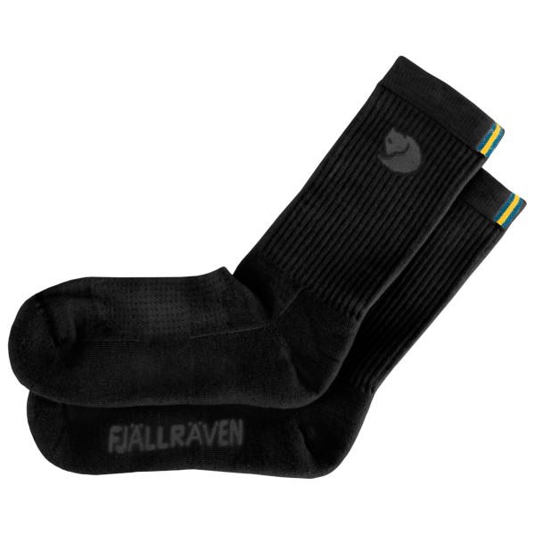 Fjällräven - Fjällräven Wool Sock - Multifunktionssocken Gr 36-38 schwarz von Fjällräven