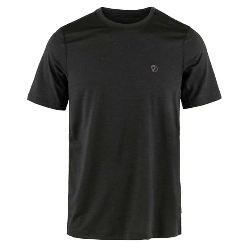 Fjällräven Herren Abisko Day Hike SS M T-Shirt, Black, XXL Fjällräven Herren Abisko Day Hike SS M T-Shirt, Black, XXL von Fjällräven