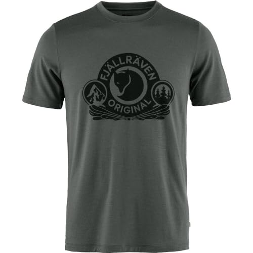 Fjällräven Herren Abisko Wool Classic SS M T-Shirt, Basalt, XL von Fjällräven