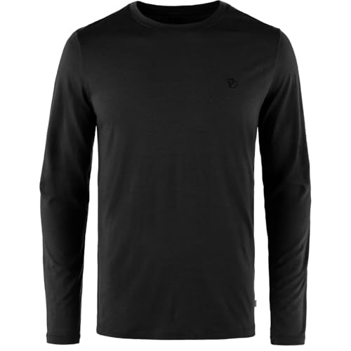 Fjällräven Herren Abisko Wool LS M, Black, S Fjällräven Herren Abisko Wool LS M, Black, S von Fjällräven