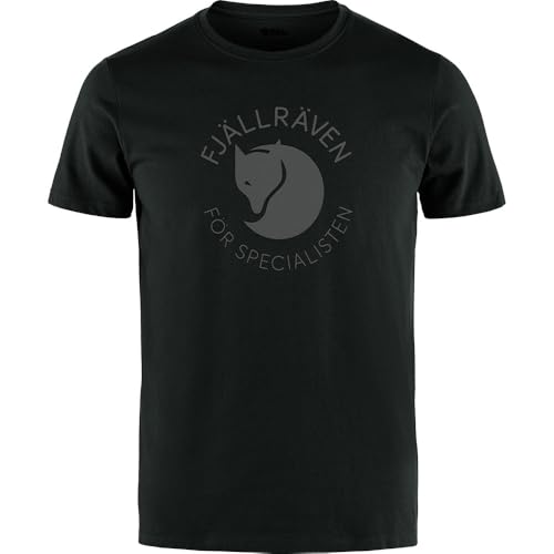 Fjällräven Herren Fox M T-Shirt, Schwarz, Small von Fjällräven
